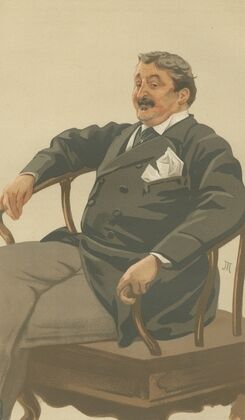 Vanity Fair; Military and Navy; ‘The Queen’s Landlord’, Colonel James Farquharson of Invercauld, August 26, 1876 (1876)