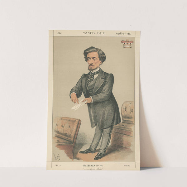 Vanity Fair: Politicians - 'An exceptional Irishman'. Lord Dufferin. April 9, 1870 by Alfred Thompson
