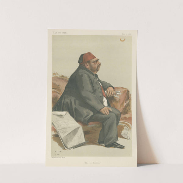 Vanity Fair; Royalty; 'The Ex-Khedive', His Highness Ismail Pacha, May 7, 1881 by Théobald Chartran