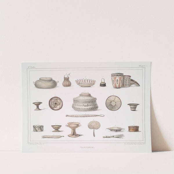 Vannerie by Jean Baptiste Debret