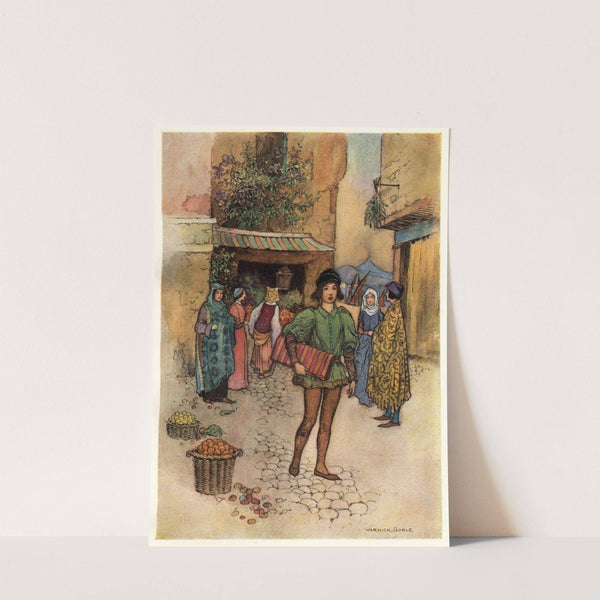 Vardiello with the Cloth by Warwick Goble