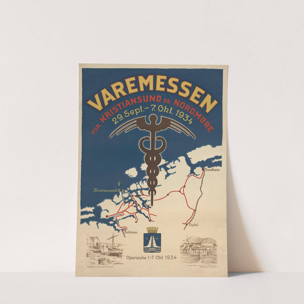 Varemessen for Kristiansund og Nordmøre 29. Sept. – 7. Okt. 1934 (1934) by Ragnvald Bjørlo