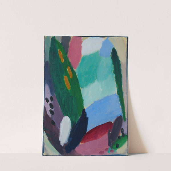 Variation No. 10  (1916) by Alexej von Jawlensky