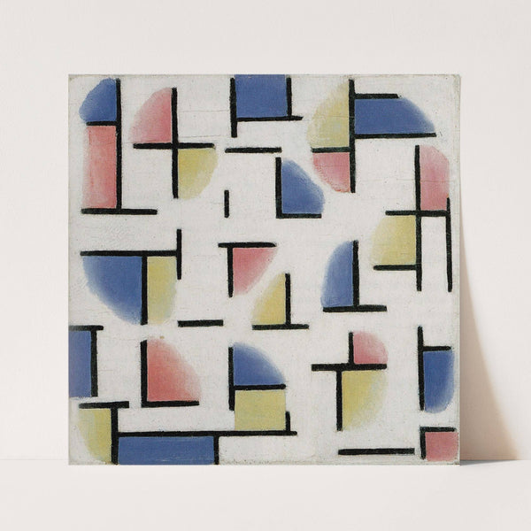 Variation on Composition XIII by Theo van Doesburg