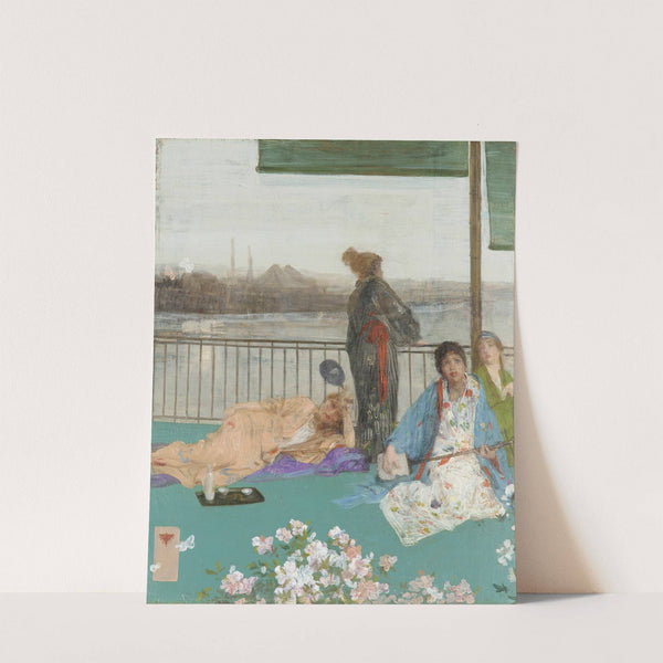 Variations in Flesh Colour and Green – The Balcony (1864-1870) by James Abbott McNeill Whistler