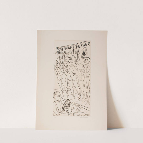 Varieté (1924) by Max Beckmann