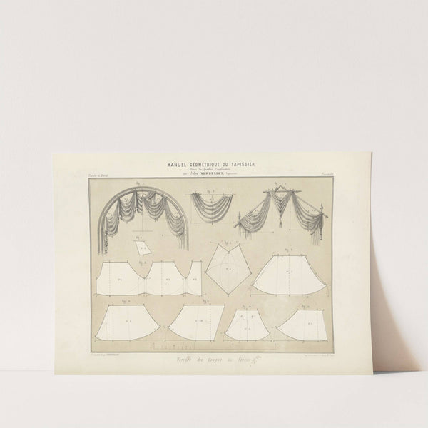 Variété de coupes du feston. (1859) by Jules Verdellet