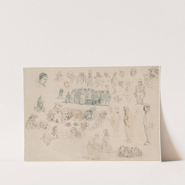 Various figures (1842) by David Bles