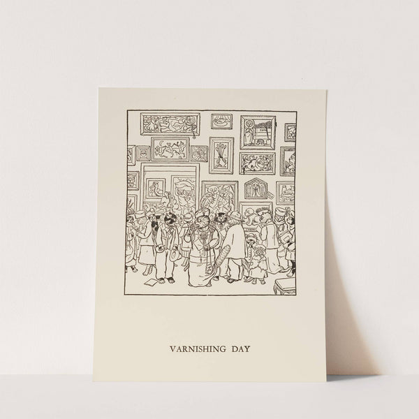 Varnishing day by William Ely Hill