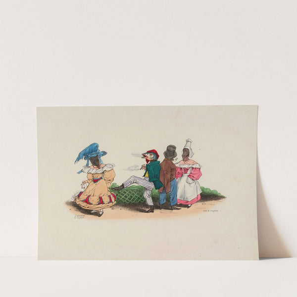 Vas donc.. Taupe (1828-1829) by J. J. Grandville