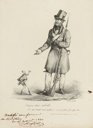 Vas-ten donc imbécille Je suis trente trois millions de fois plus fort que toi (1830) — size preview