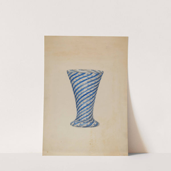 Vase (Blue and White) by Albert Eyth