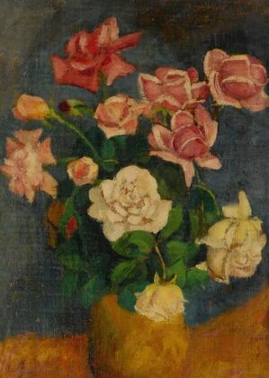 Vase de roses