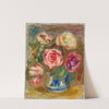 Vase de roses by Pierre-Auguste Renoir