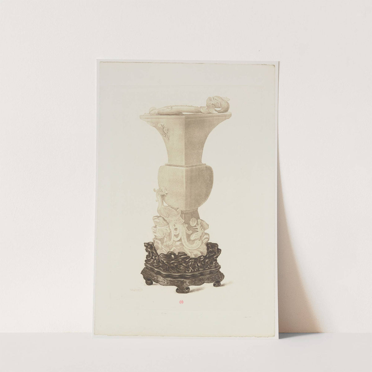 Vase en jade blanc (1890) by Henri-Charles Guérard