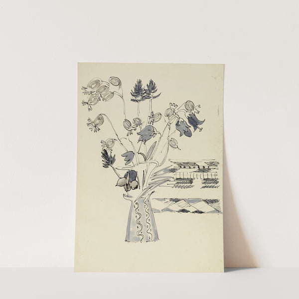 Vase mit Blumen (1934-1935) by Ernst Ludwig Kirchner