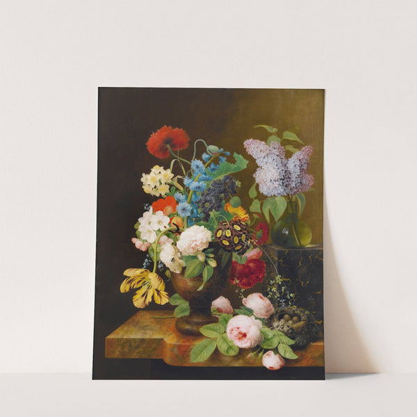 Vase Of Flowers by George Frederik Ziesel