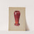 Vase (Red Opaque Glass) by Robert Stewart