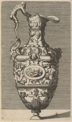 Vase with a River God in an Oval Medallion (17th century)