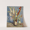 Vase with gladioli and China asters (1886) by Vincent van Gogh
