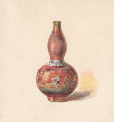 Vase with Red Base — size preview