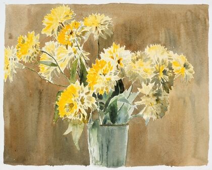 Vase with Yellow Flowers (circa 1915)