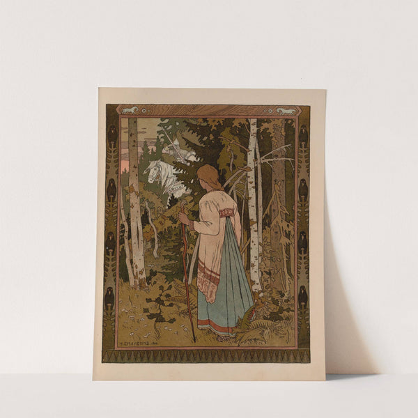 Vasilisa Prekrasnai︠a︡ Pl.03 (1902) by Ivan Bilibin