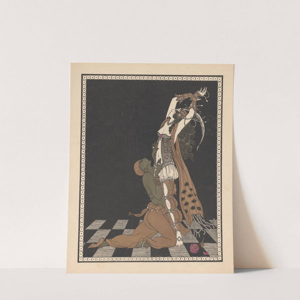 Vaslav Nijinsky and Ida Rubinstein in Schéhérazade (1913) by George Barbier