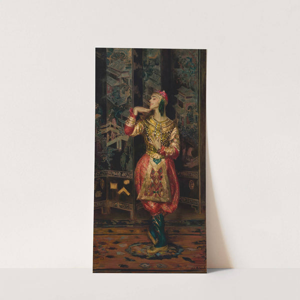 Vaslav Nijinsky in 'Danse Siamoise' by Jacques-Émile Blanche