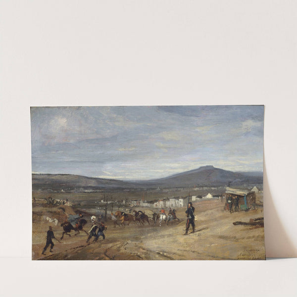 Vaugirard pendant le siège de Paris, 1870 by Clément-Auguste Andrieux