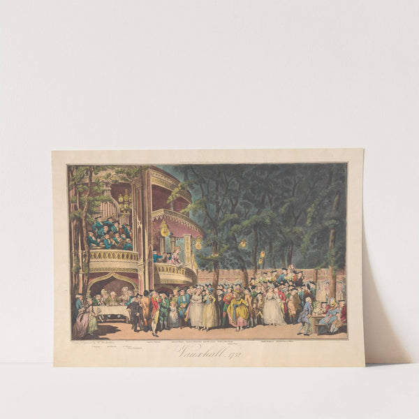 Vauxhall, 1732 (1784) by Thomas Rowlandson