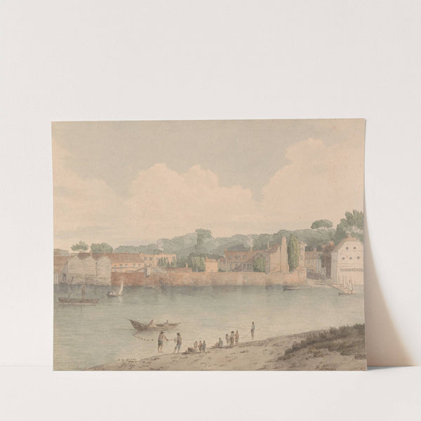 Vauxhall Stairs, from Millbank, July 5, 1797 by Francis Towne