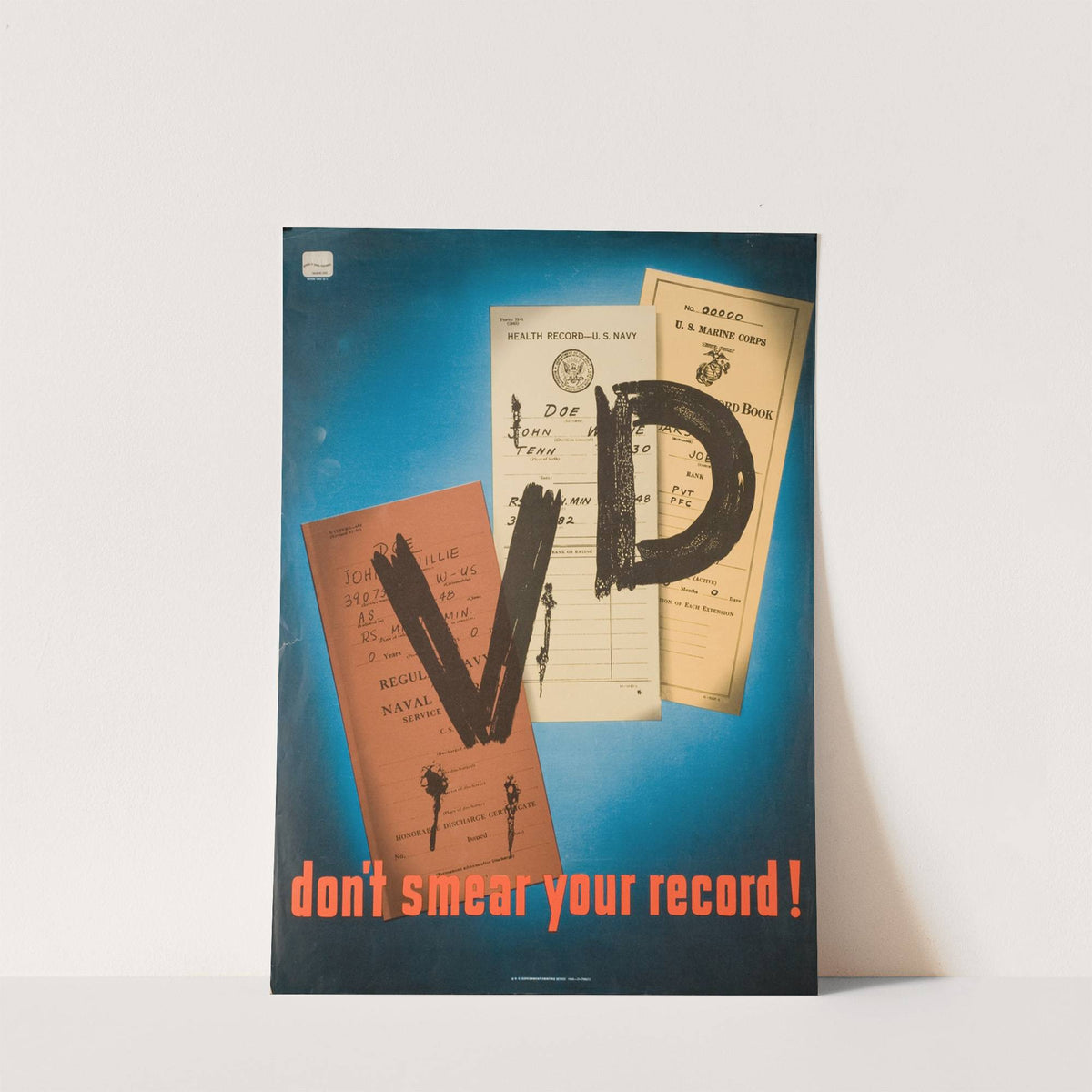 VD: don’t smear your record! (1948) by U.S. Government Printing Office