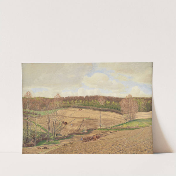 Ved forårstid by Fritz Syberg