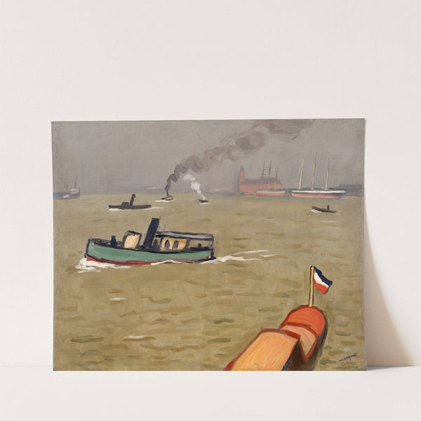 Vedette in Hamburg (1909) by Albert Marquet