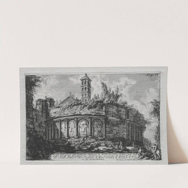 Veduta dell’avanzo dell’Anfiteatro Castranse (1750s) by Giovanni Battista Piranesi