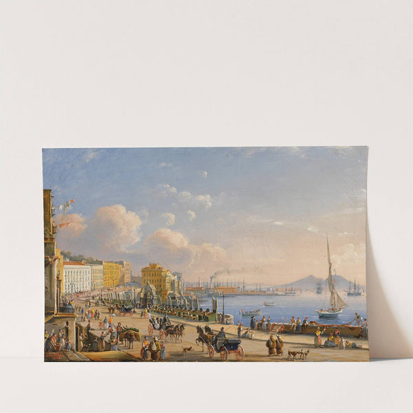 Veduta Di Napoli Da Santa Lucia by Salvatore Candido