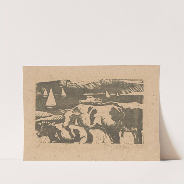 Vee bij de kust (1924) by Jo Bezaan