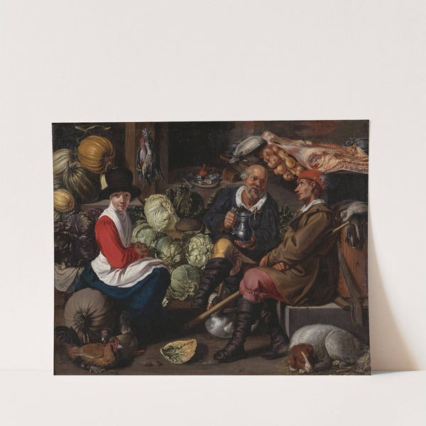 Vegetable Sellers by School of Willem Pieterszoon Buytewech