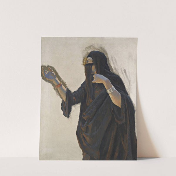 Veiled Lady by Ludwig Deutsch