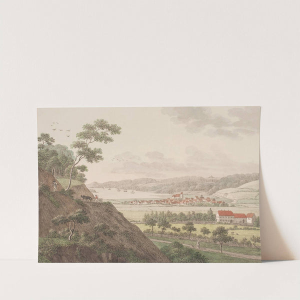 Vejle fra nordvest by Søren L. Lange