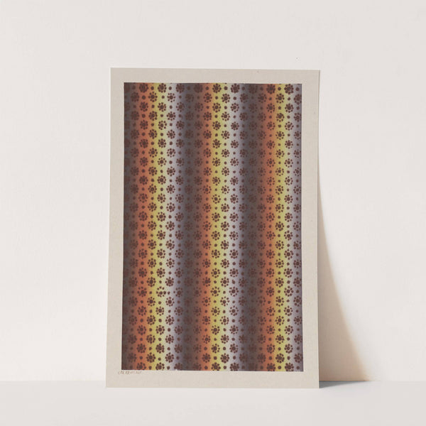 Velourpapier in englischer Art (beflocktes Muster)
