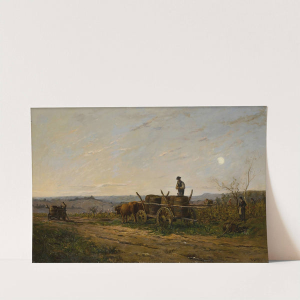 Vendange nivernaise - effet de matin by Hippolyte Camille Delpy