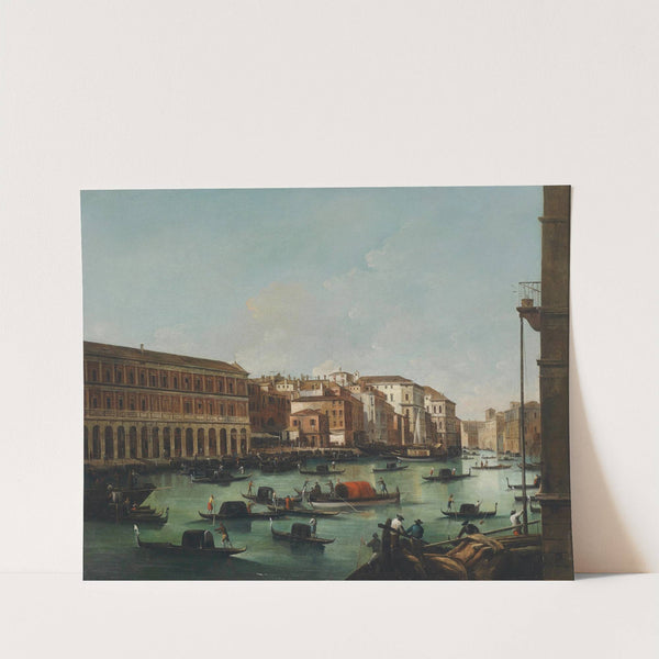 Venedig Canal Grande mit Fabbriche Nuove by Giuseppe Bernardino Bison