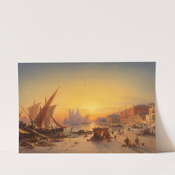 Venedig im Abendlicht by Ludwig Mecklenburg