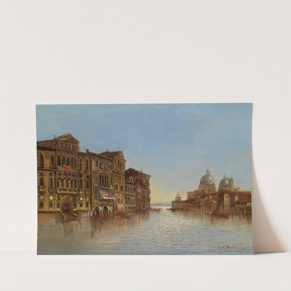 Venedig Mit Santa Maria Della Salute by Karl Kaufmann