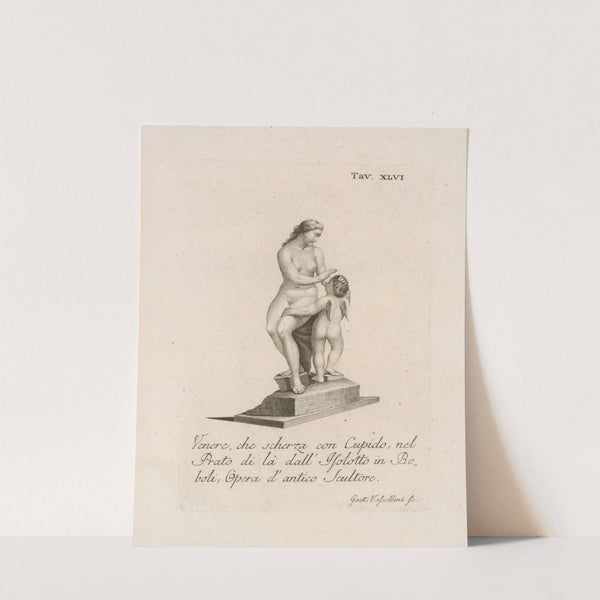 Venere, che scherza con Cupido; nel Prato di là dall'Isolotto in Boboli by Gaetano Vascellini