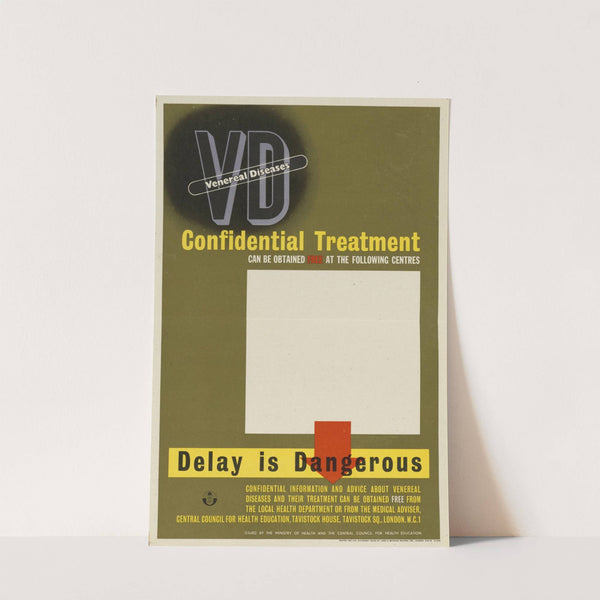 Venereal Diseases - Confidential Treatment by Anonymous
