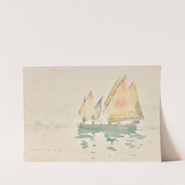 Venetian Barges by Henry Scott Tuke