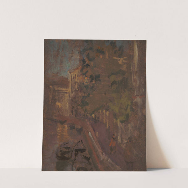 Venetian Canal by Walter Richard Sickert